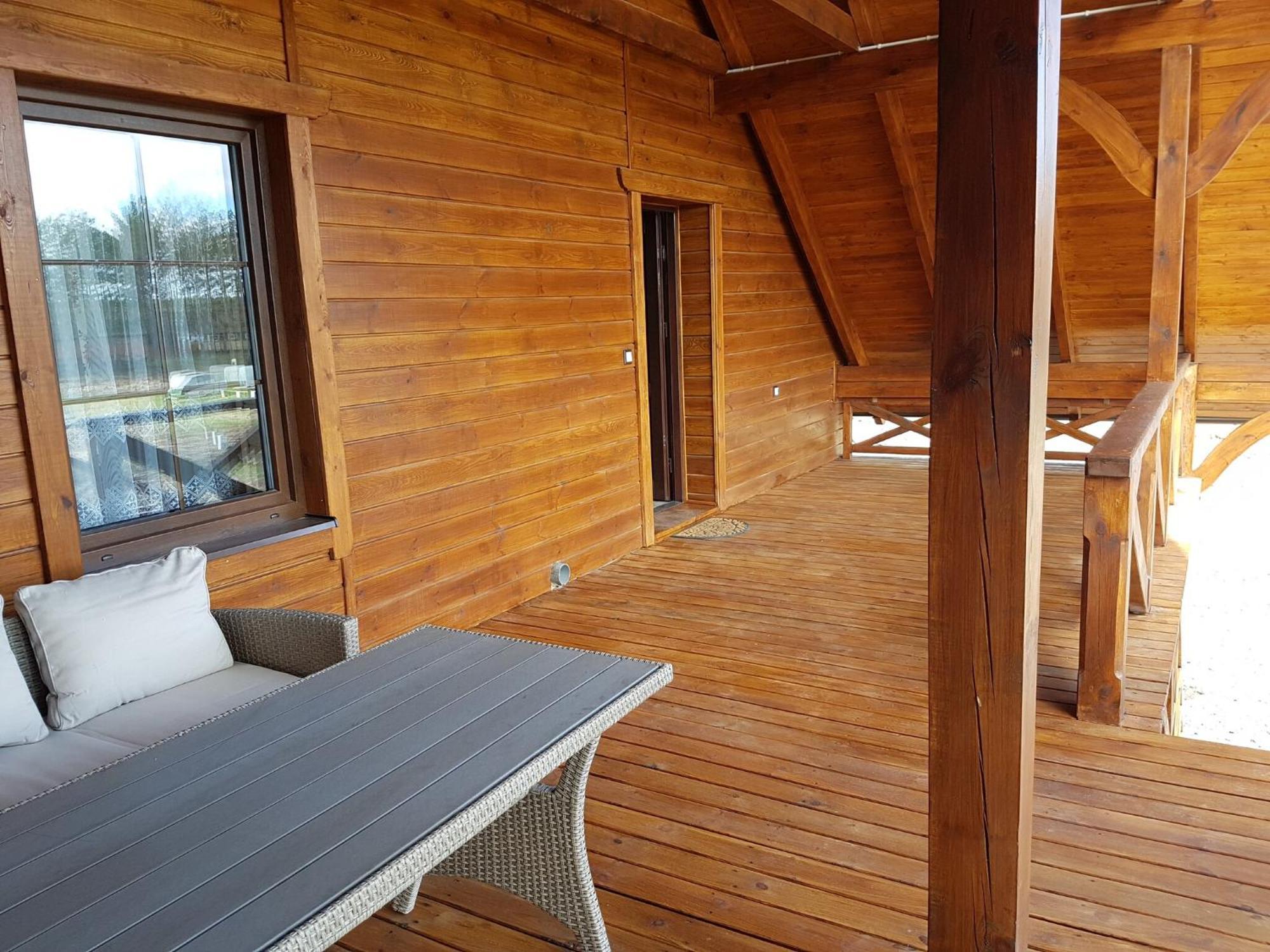 Wooden Holiday Home In Skrzynia With Terrace Osiek  Ngoại thất bức ảnh